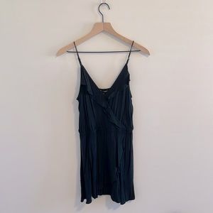 Express ruffle wrap mini dress!